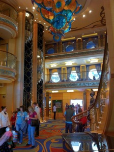Disney Wonder lobby